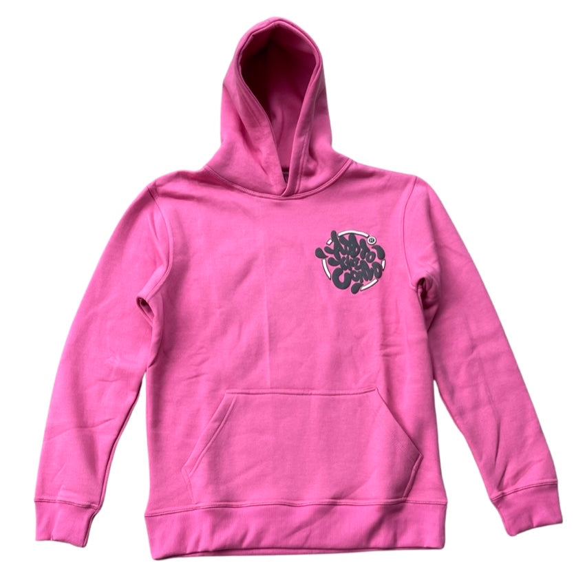 Pink & Black Convo Pullover Hoodie