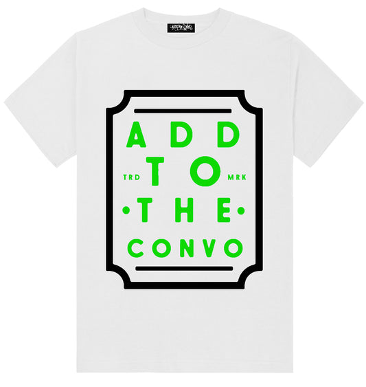 White Convo Ticket T-Shirt